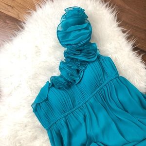 AQUA TURQUOISE GOWN SIZE 2